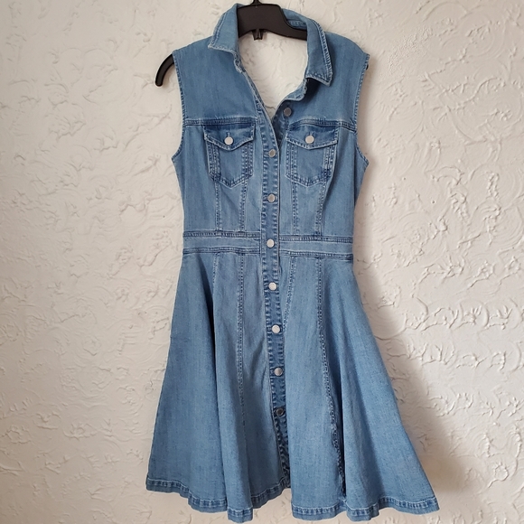 Miss Sixty Denim Dress with laced back - Picture 5 of 7